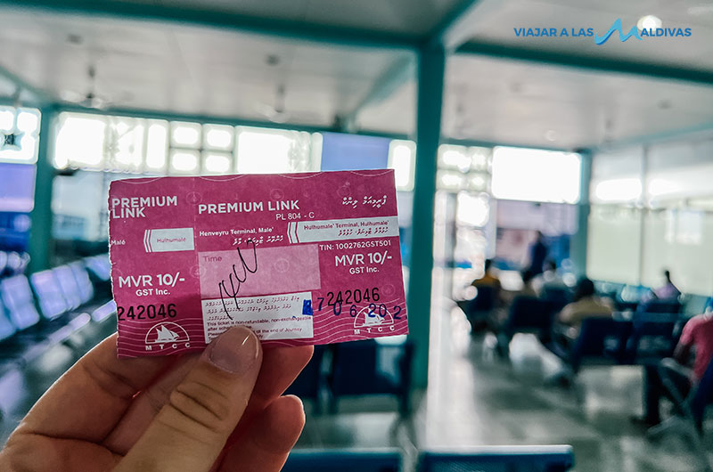 male maldivas ticket ferri